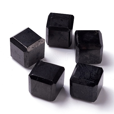 Natural Shungite Beads G-F675-23B-1
