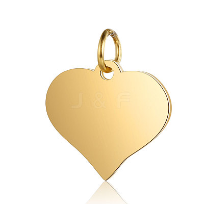 Ion Plating(IP) 304 Stainless Steel Stamping Blank Tag Charms STAS-I311-27G-1
