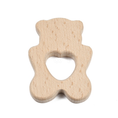 Natural Beech Wooden Baby Teething Toys WOOD-U003-06-1