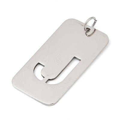 304 Stainless Steel Pendants STAS-M115-01P-J-1