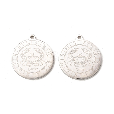 Non-Tarnish 304 Stainless Steel Pendants STAS-A074-03L-P-1