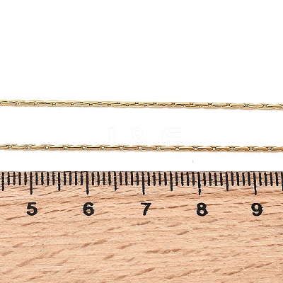 304 Stainless Steel Boston Chain Necklaces STAS-O053-16G-1