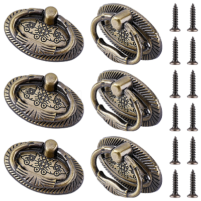 Zinc Alloy Cabinet Drawer Handle FIND-WH0367-100AB-1