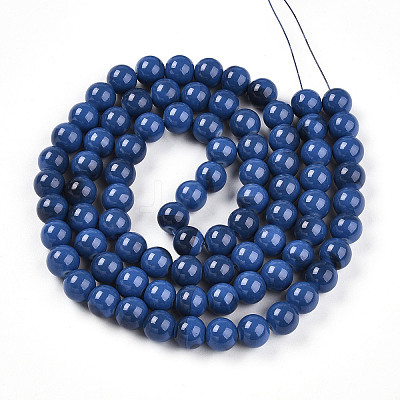 Baking Paint Glass Beads X1-DGLA-N013-10mm-10-1