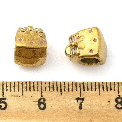 304 Stainless Steel European Beads STAS-D369-11G-1