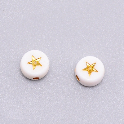 Opaque Acrylic Beads ACRC-TAC0001-01B-1