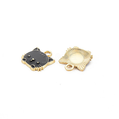 Eco-Friendly Zinc Alloy  Pendants ENAM-R051-01-01G-01-NR-1