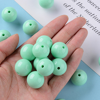 Opaque Acrylic Beads X-MACR-S370-C20mm-A05-1