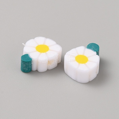 Handmade Polymer Clay Beads CLAY-WH0014-08-1