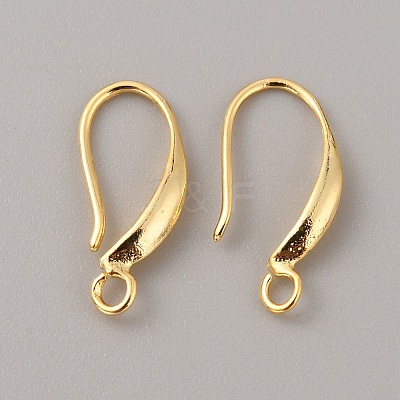 Brass Earring Hooks KK-WH0031-44G-02-1