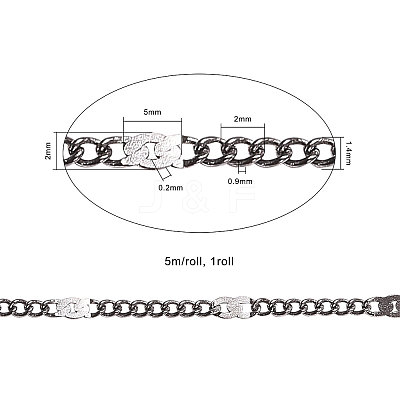 Brass Coated Iron Cable Chains CH-CJ0001-04B-1