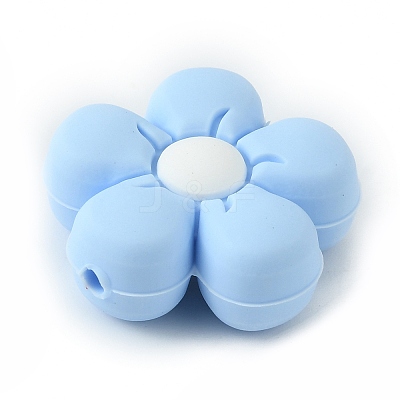 Silicone Beads SIL-WH0001-49J-1
