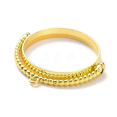 Alloy Open Back Bezel Pendants PALLOY-Z003-12G-1