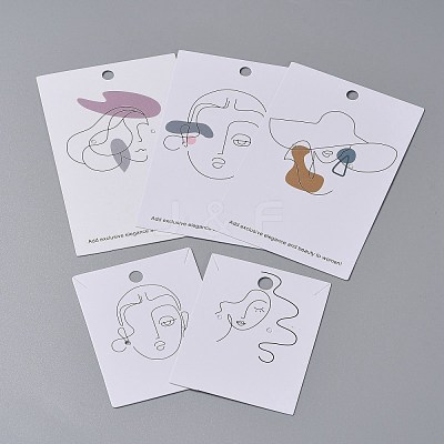 Cardboard Jewelry Display Cards CDIS-H002-01-1