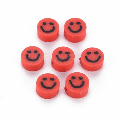 Handmade Polymer Clay Beads CLAY-S096-010C-1