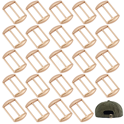24Pcs Alloy Tri-Glide Adjuster Buckles FIND-GA0008-33KCG-1