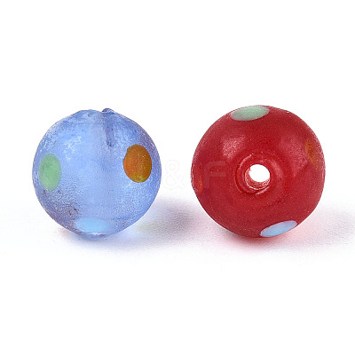 Handmade Lampwork Beads Strands LAMP-N036-10A-01-1