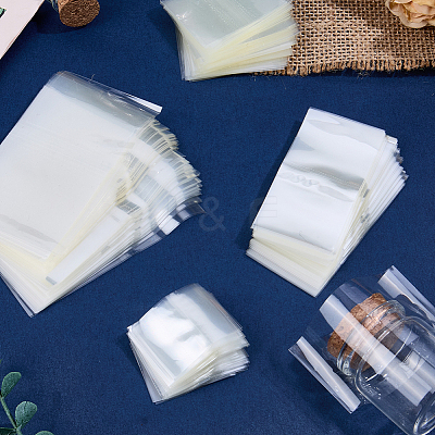 400Pcs 4 Styles PVC Heat Shrink Wrap Bags ABAG-CY0001-03-1
