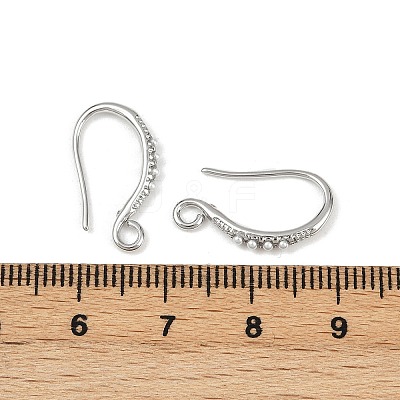 Brass Earring Hooks KK-B137-15P-02-1
