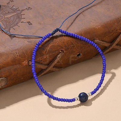 Nylon Thread Braided Beads Bracelets BJEW-JB04346-1