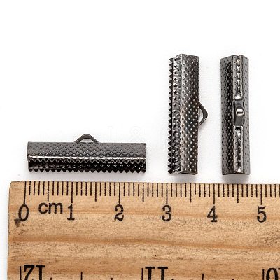 Iron Ribbon Crimp Ends X-E182Y-B-1