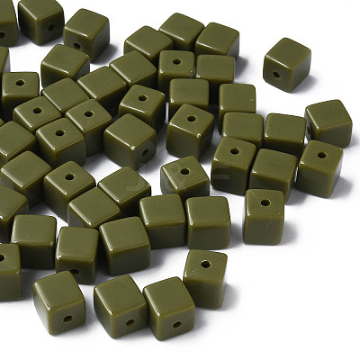 Opaque Acrylic Beads X-MACR-S373-148-A11-1