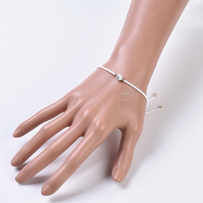 Nylon Thread Braided Beads Bracelets BJEW-JB04346-10-1