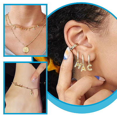 26Pcs 26 Styles Brass Charms KK-PH0011-57-1