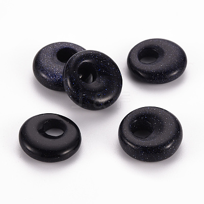 Synthetic Blue Goldstone Pendants G-T122-67B-1