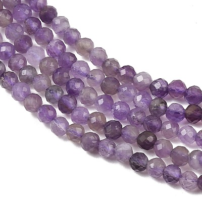 Natural Amethyst Beads Strands G-K373-B03-03-1