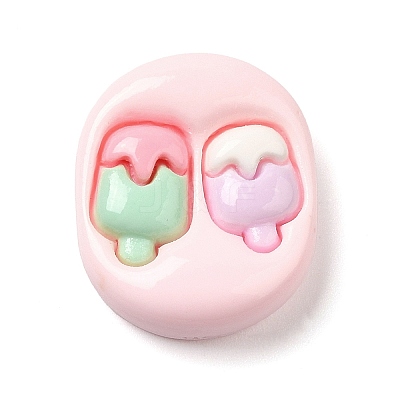 Opaque Resin Cabochons RESI-C036-03E-1