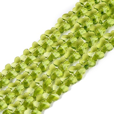 Transparent Glass Beads Strands GLAA-Q118-01A-B06-1