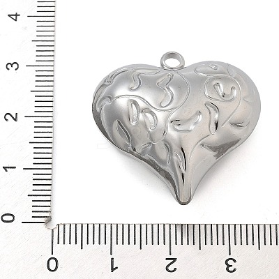 Anti-Tarnish 304 Stainless Steel Pendants STAS-M084-03I-P-1