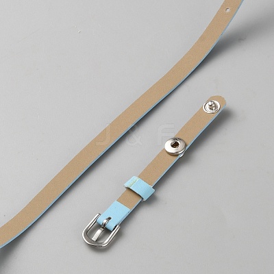 Imitation Leather Cord Bracelets BJEW-WH0030-04F-1