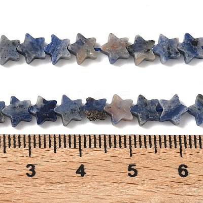 Natural Sodalite Beads Strands G-F817-A08-01-1