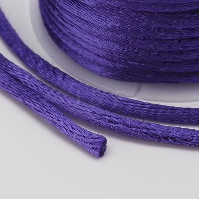 Nylon Satin Rattail Cords NWIR-L006-2mm-08-1