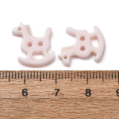 2-Hole Opaque Resin Buttons RE-CBA3698-23-1