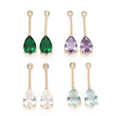 Transparent Glass Pendants X-GLAA-R212-13-M-1