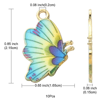 Printed Alloy Pendants FIND-YW0001-70D-1