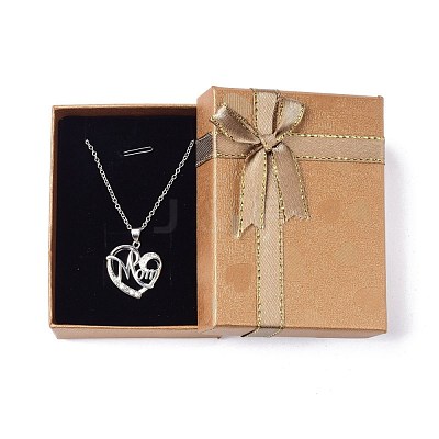 Paper Jewelry Organizer Box CON-Z005-05F-1