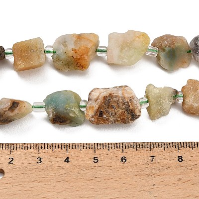 Natural Flower Amazonite Beads Strands GG-CBA0B77-A24-03-1