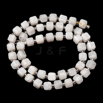 Natural Rainbow Moonstone Beads Strands GG-CBAC972-A06-01-1