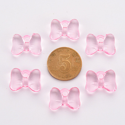 Transparent Acrylic Pendants TACR-T024-02BA-903-1