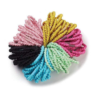 Nylon Elastic Hair Ties OHAR-G015-15-1