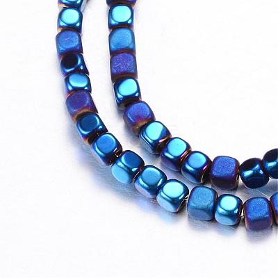 Electroplate Non-magnetic Synthetic Hematite Bead Strands G-Q467-11H-1