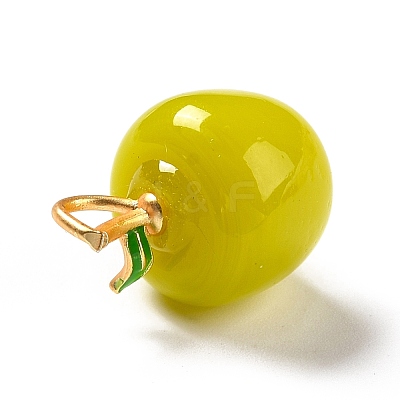 Handmade Lampwork Pendants LAMP-A150-06MG-06-1