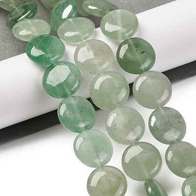 Natural Green Aventurine Beads Strands X1-G-C159-A04-01-1