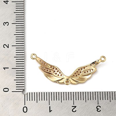 Brass Micro Pave Cubic Zirconia Pendants KK-F865-20G-1