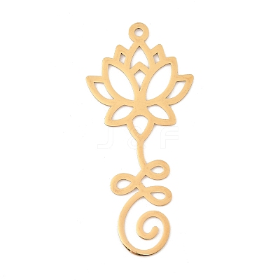 201 Stainless Steel Big Pendants STAS-Z109-05G-1