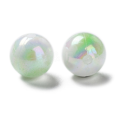 Two Tone Opaque Acrylic Beads SACR-P024-01B-W03-1